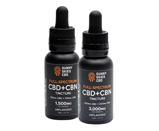 Full-Spectrum CBD + CBN Oil & Isolate CBD + CBN Oil Tinctures