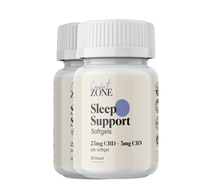 Sleep Support CBD + CBN Soft Gel Capsules 2-Pack Bundle ($10 OFF)