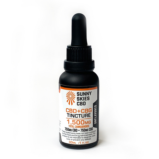 CBD CBG Isolate Oil Tincture Cannabinoids 