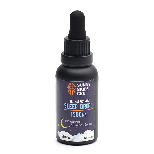 CBD Sleep Oil | Full spectrum CBD Sleep Drops 1500mg | CBD Isolate with terpenes linadol