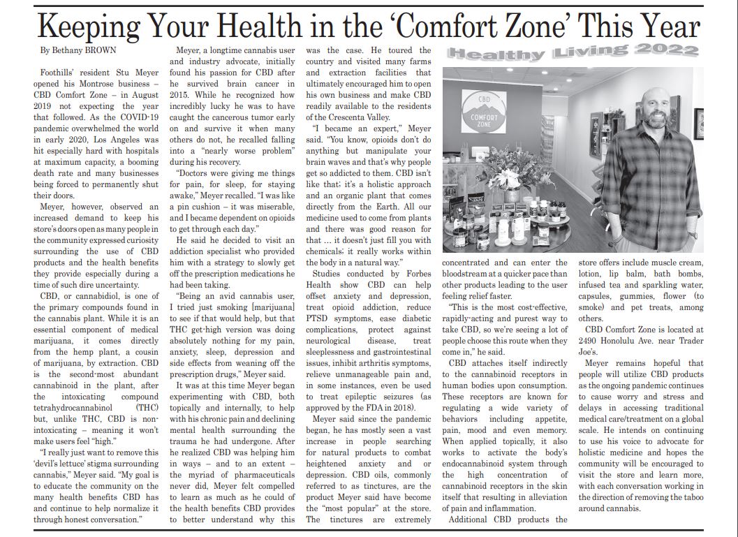 Keeping Your Health in the ‘Comfort Zone’ This Year
