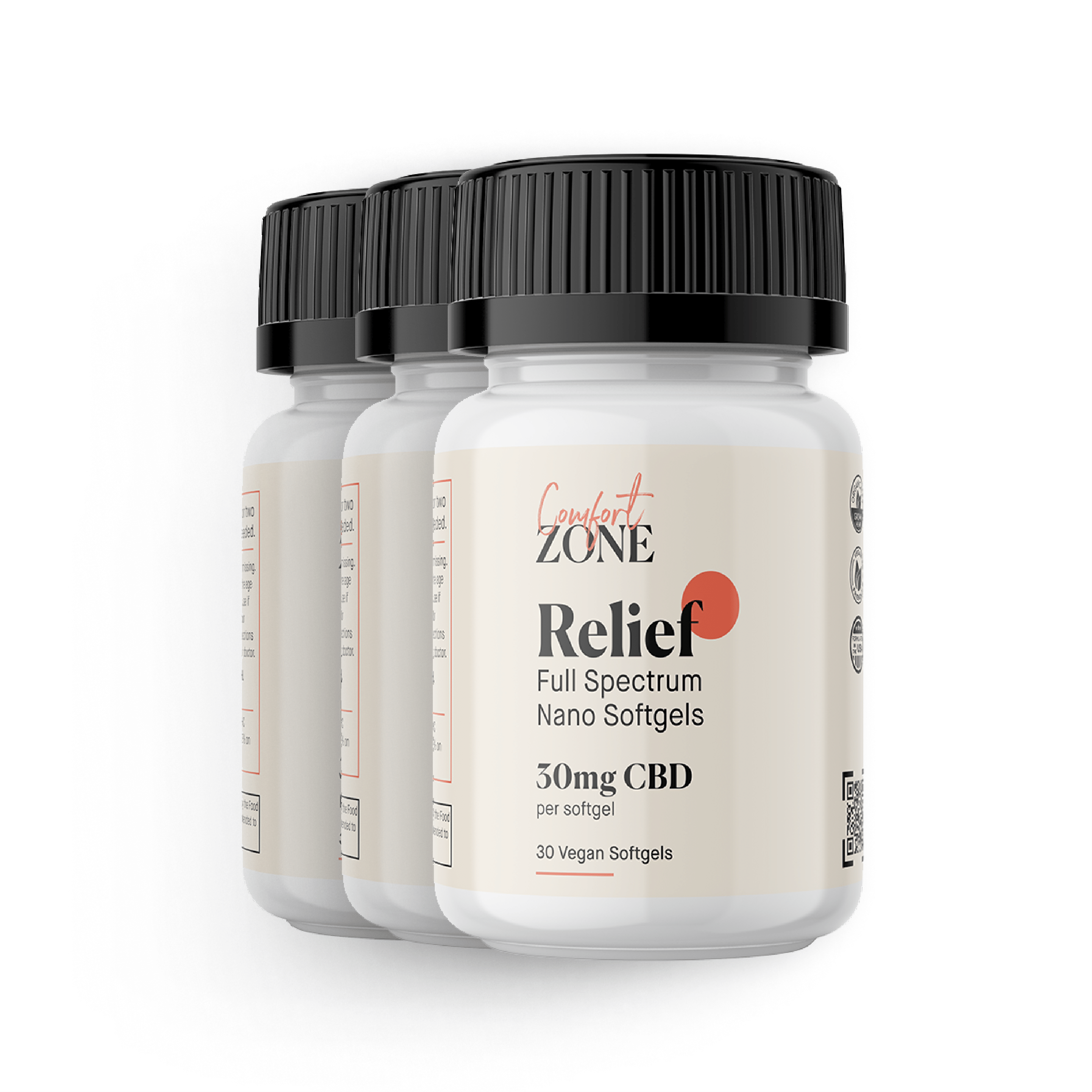 CBD Relief Capsules 3 Pack Bundle 30 OFF CBD Comfort Zone cbd-relief-capsules-3-pack-bundle-30-off-cbd-comfort-zone