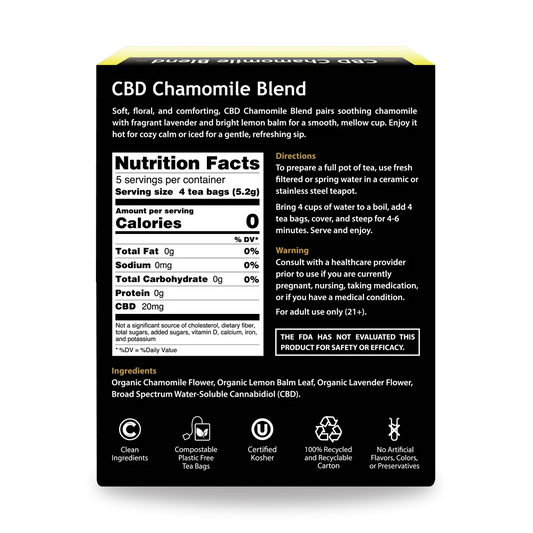 CBD Chamomile Blend Tea