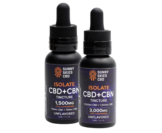 Full-Spectrum CBD + CBN Oil & Isolate CBD + CBN Oil Tinctures