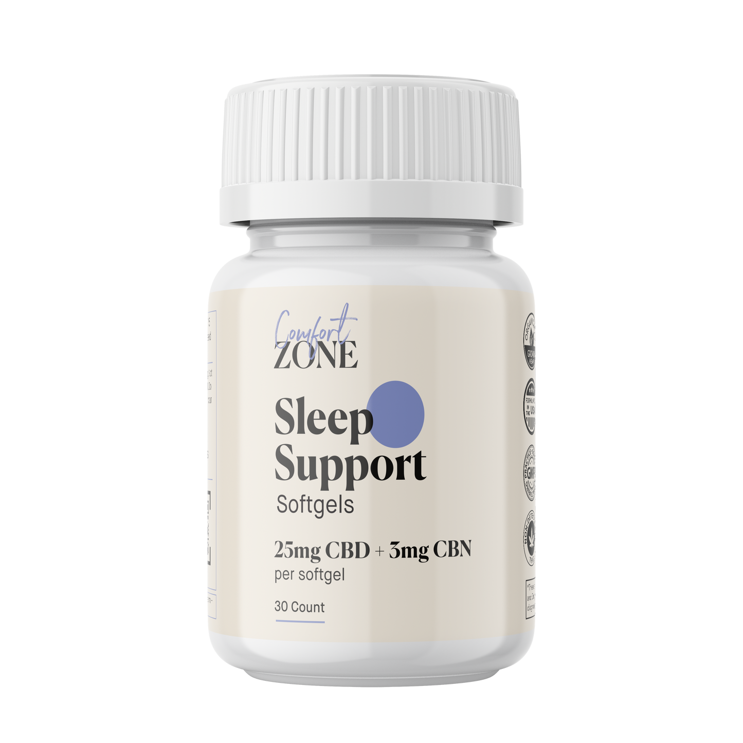 Sleep Support CBD + CBN Soft Gel Capsules