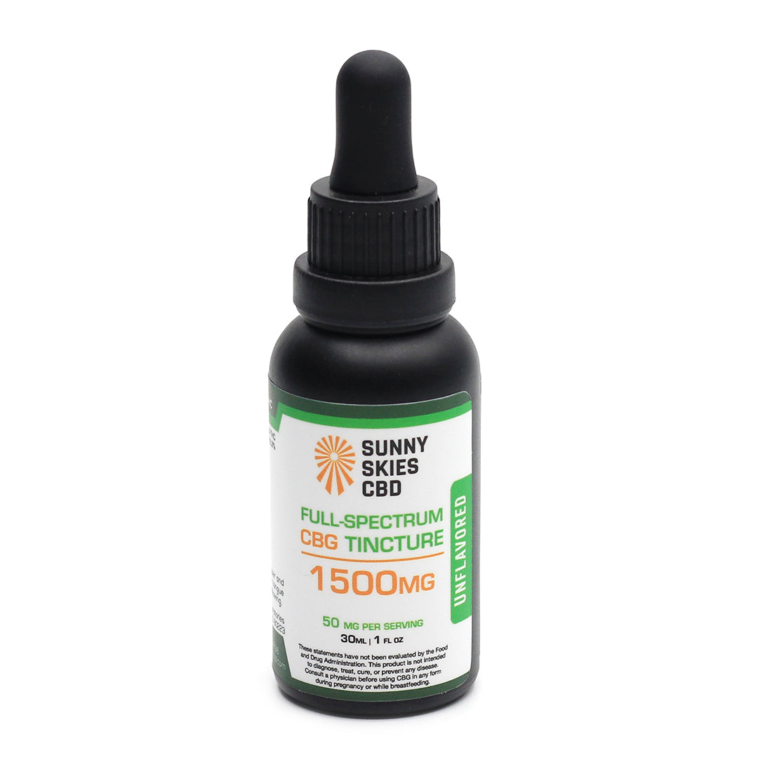 CBD CBG Isolate Oil Tincture Cannabinoids 