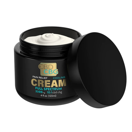 Full Spectrum CBD CBG Crema for Pain. CBD CBG Cream Lotion for Pain Relief 