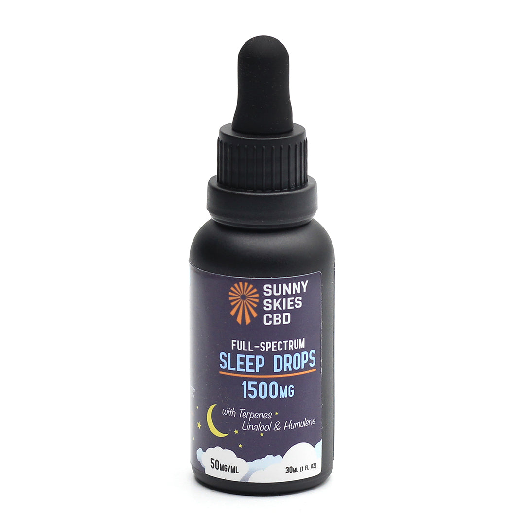 CBD Sleep Oil | Full spectrum CBD Sleep Drops 1500mg | CBD Isolate with terpenes linadol